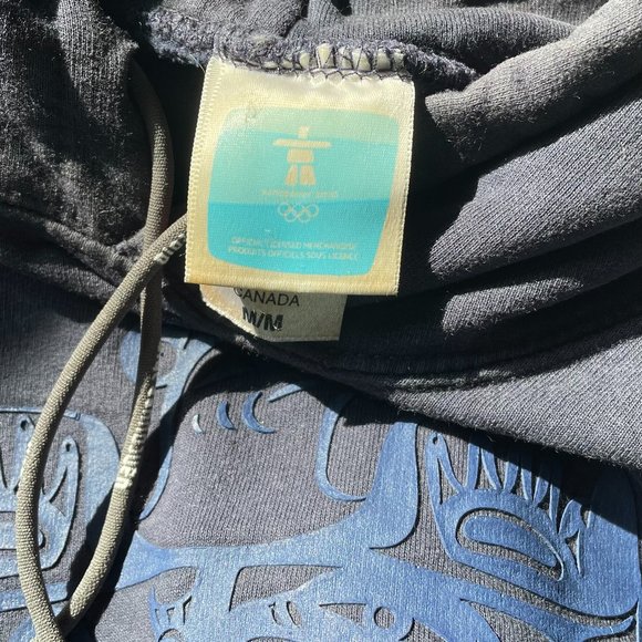 Vancouver 2010 Olympics Hoodie, Size L, Navy Blue, Classic - Picture 11 of 11
